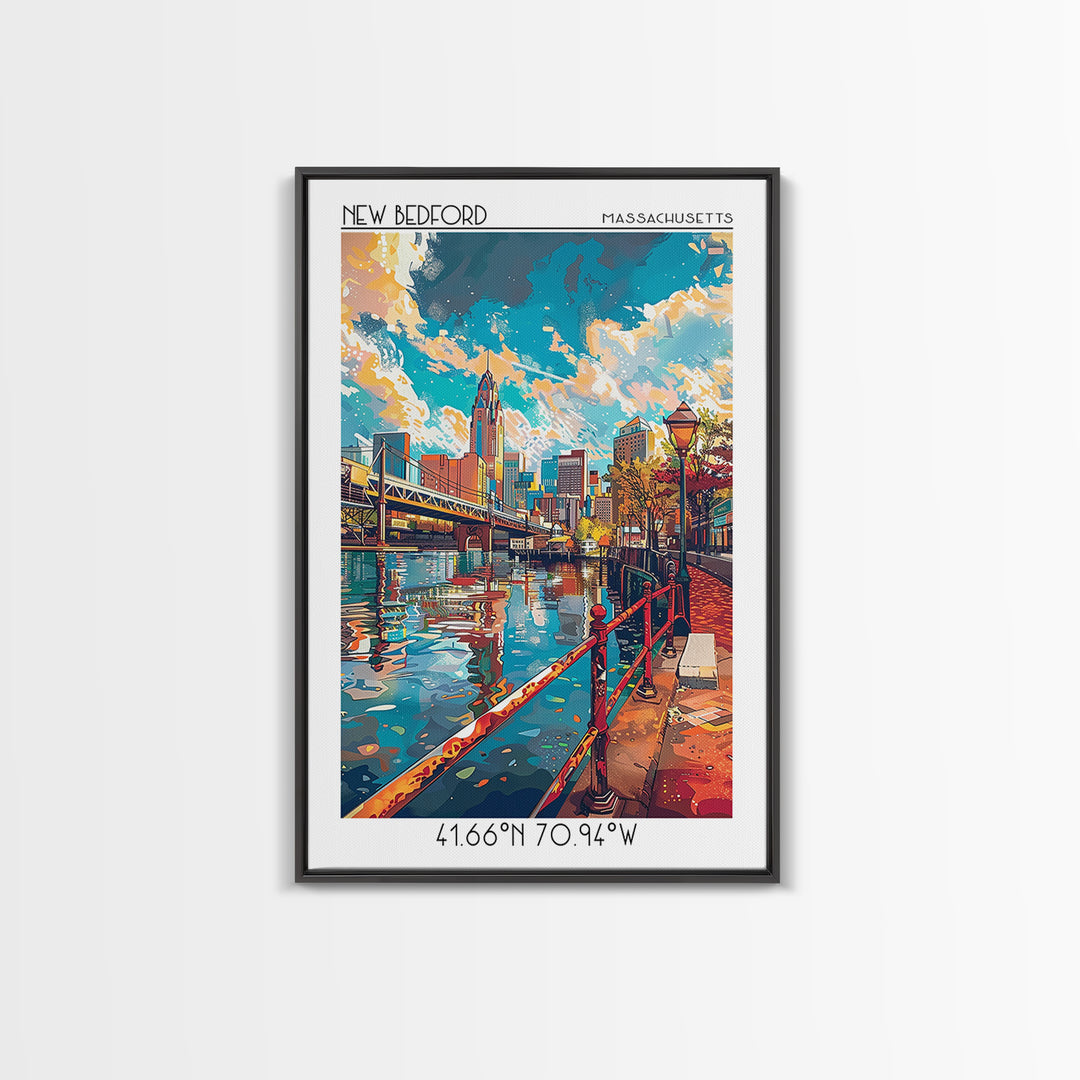 Newark Travel Poster, Framed Canvas Print, City Travel Poster, Travel Wall Decor, Retro Travel Poster, Modern Wall Decor, Poster Art