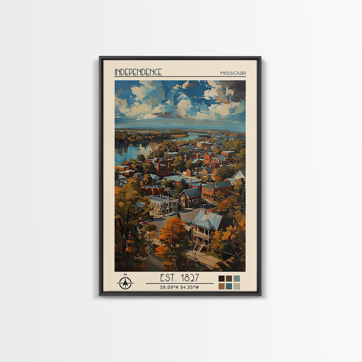 Independence Travel Poster, Canvas Print, Poster Print, Travel Wall Art, Vintage Travel Print, Vintage Posters, Mid Century Wall Art