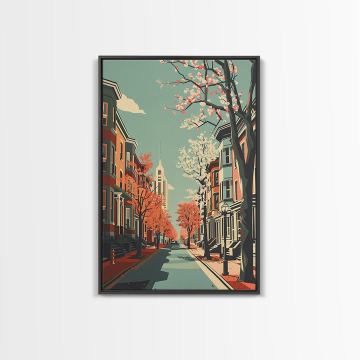 Alexandria Travel Poster, Framed Canvas Print, City Travel Poster, Vintage City Poster, City Wall Art, City Art Print, Landscape Art