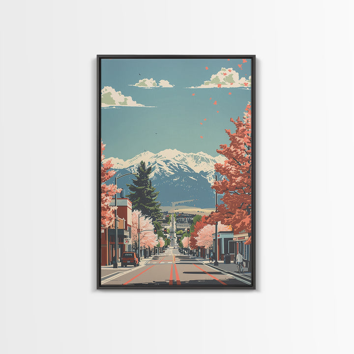 Arvada Travel Poster, Canvas Print, Poster Print, Travel Wall Art, Wanderlust Gift, Travel Art Print, Retro Travel Poster, Art Print