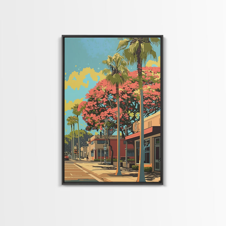 Chula Vista Travel Poster, Canvas Print, Travel Prints, Landscape Art, Wall Art, Minimalist Poster, City Travel Poster, Travel Decor