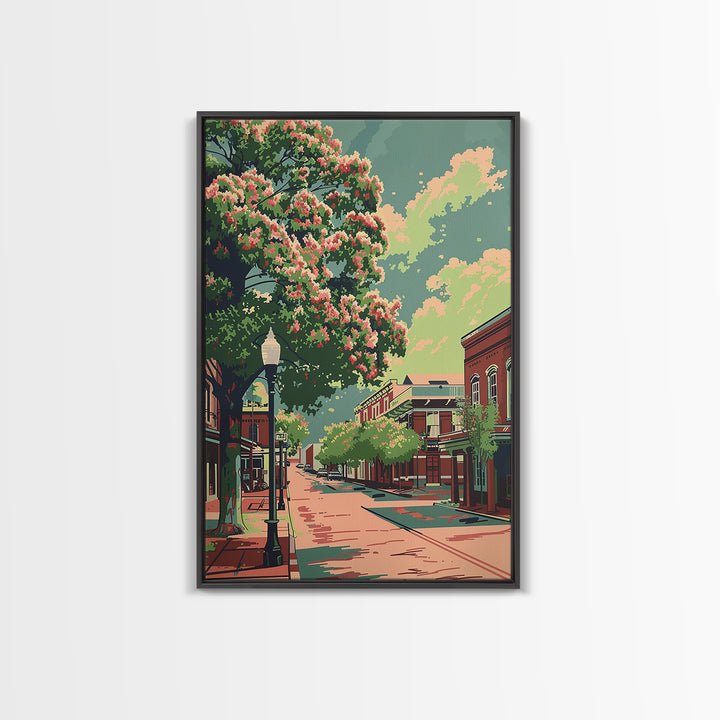 Columbia Travel Poster, Canvas Print, Travel Art Print, Modern Wall Decor, Retro Travel Poster, Minimalist Poster, Home Office Decor