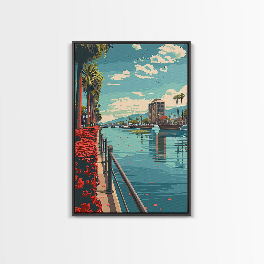 Glendale Travel Poster, Canvas Print, Travel Prints, Landscape Art, Fine Art Print, City Art Print, Travel Art Print, Travel Posters