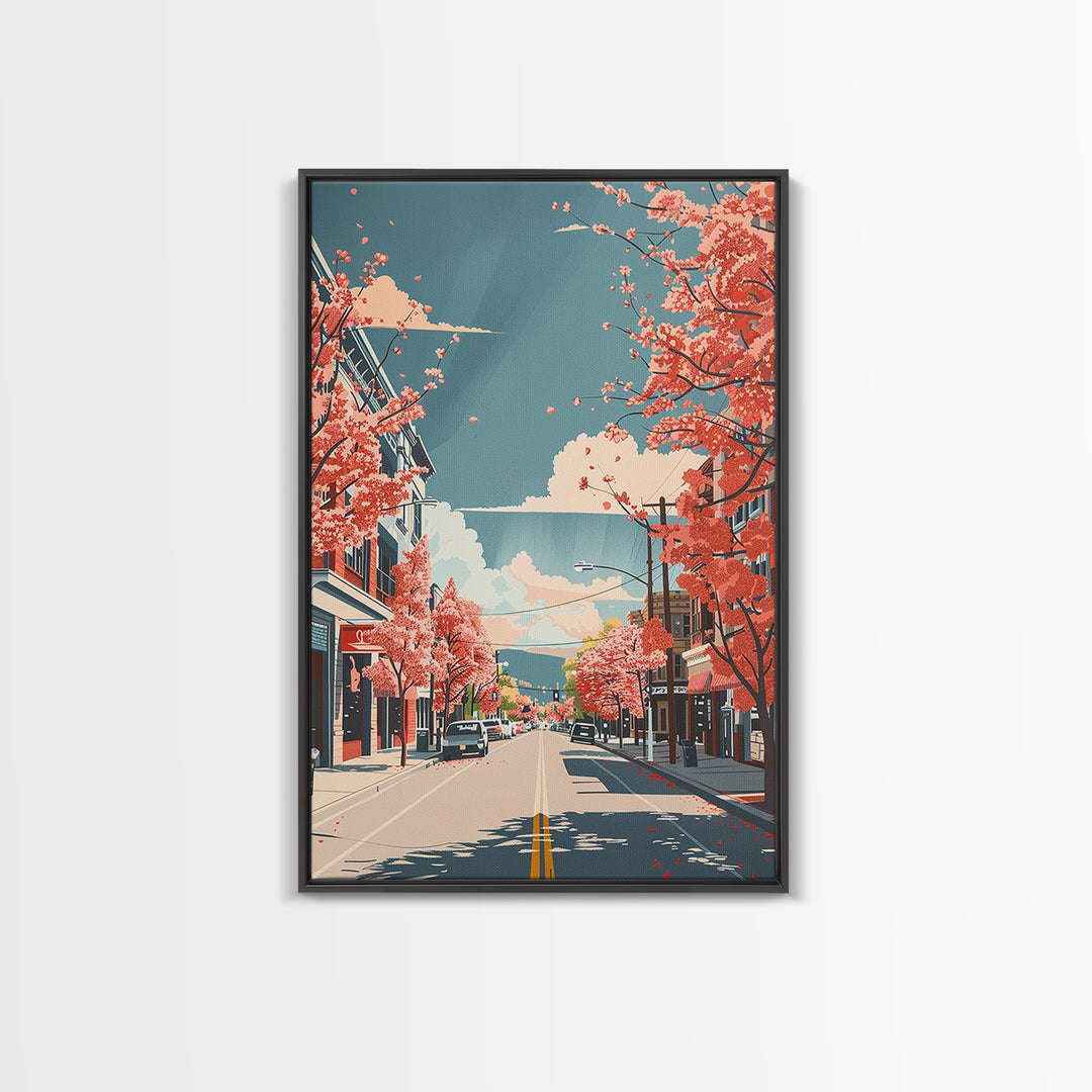 Greeley Travel Poster, Canvas Print, City Travel Poster, Travel Wall Art, Travel Art Print, Fine Art Print, Travel Print, Home Decor