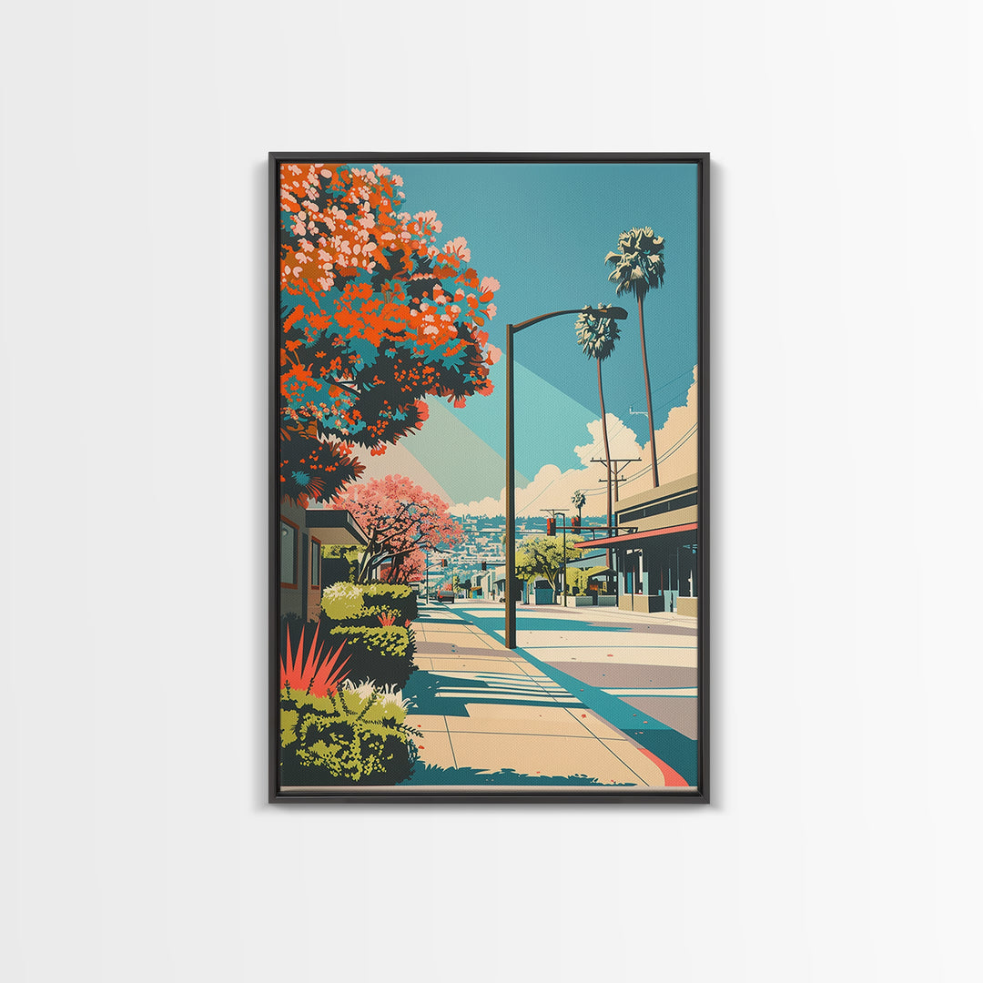 Hayward Travel Poster, Canvas Print, Retro Travel Poster, City Wall Art, Home Decor, Gallery Wall Set, Landscape Art, City Art Print