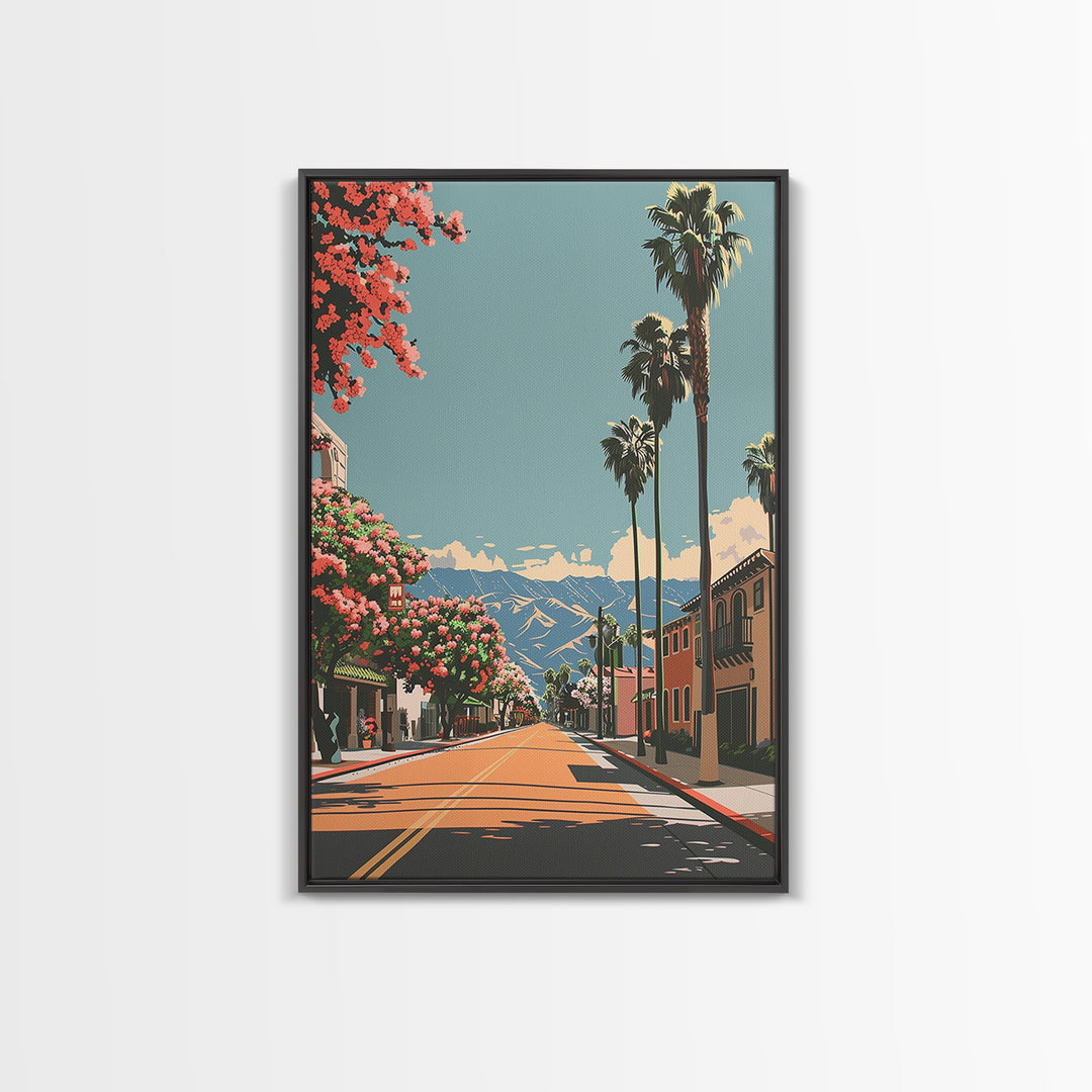 Lancaster Travel Poster, Canvas Print, Retro Wall Art, Travel Print, City Travel Poster, Poster Art, Vintage Travel, Vintage Posters
