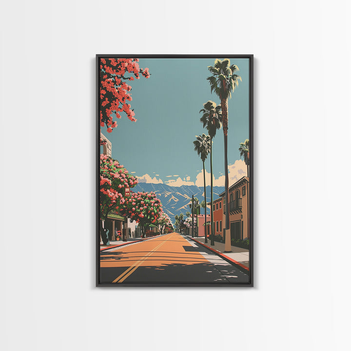 Lancaster Travel Poster, Canvas Print, Retro Wall Art, Travel Print, City Travel Poster, Poster Art, Vintage Travel, Vintage Posters