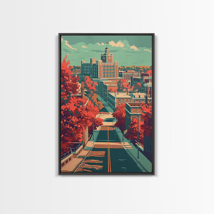 Lexington Travel Poster, Canvas Print, Poster Print, Travel Wall Art, Travel Decor, Modern Wall Decor, City Art Print, Travel Prints