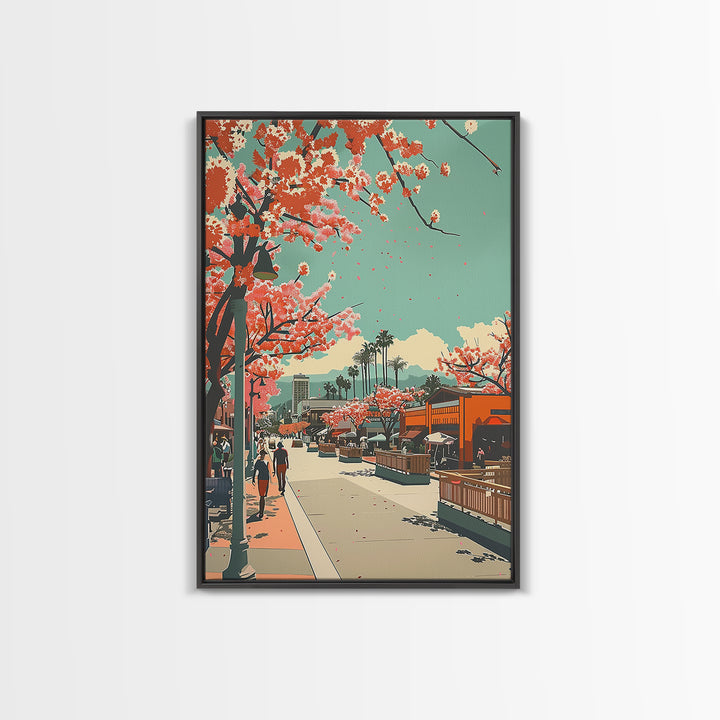 Moreno Valley Travel Poster, Canvas Print, Vintage Travel Print, City Wall Art, City Travel Poster, Travel Posters, Travel Art Print