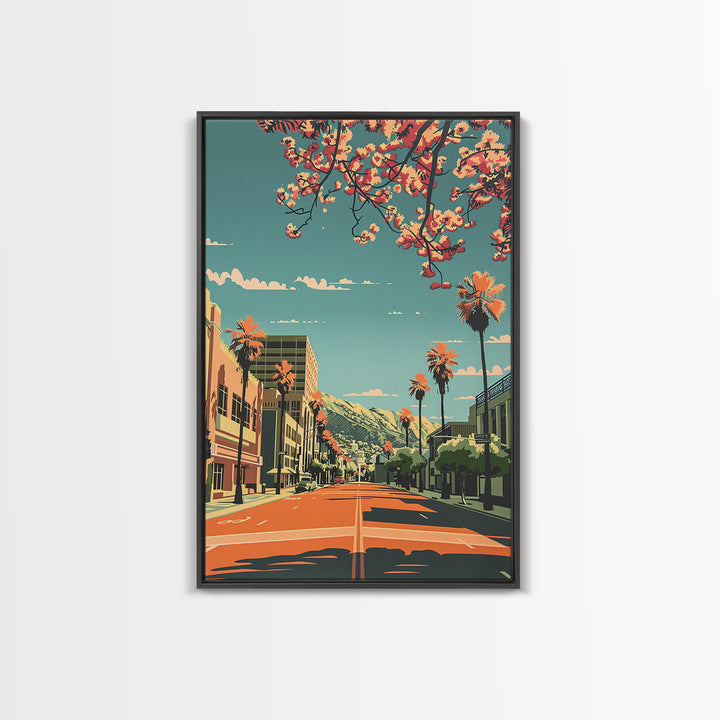 Palmdale Travel Poster, Canvas Print, City Travel Poster, Travel Wall Art, Poster Art, Home Decor, Wanderlust Gift, Gallery Wall Set