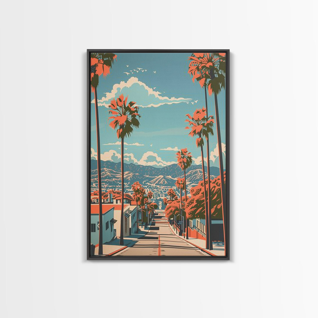 Rialto Travel Poster, Framed Canvas Print, Travel Wall Art, City Wall Art, Wanderlust Gift, Poster Print, Travel Art Print, Wall Art