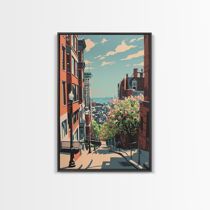 Stamford Travel Poster, Canvas Print, City Travel Poster, Travel Wall Art, Travel Decor, Landscape Art, Poster Print, Travel Posters