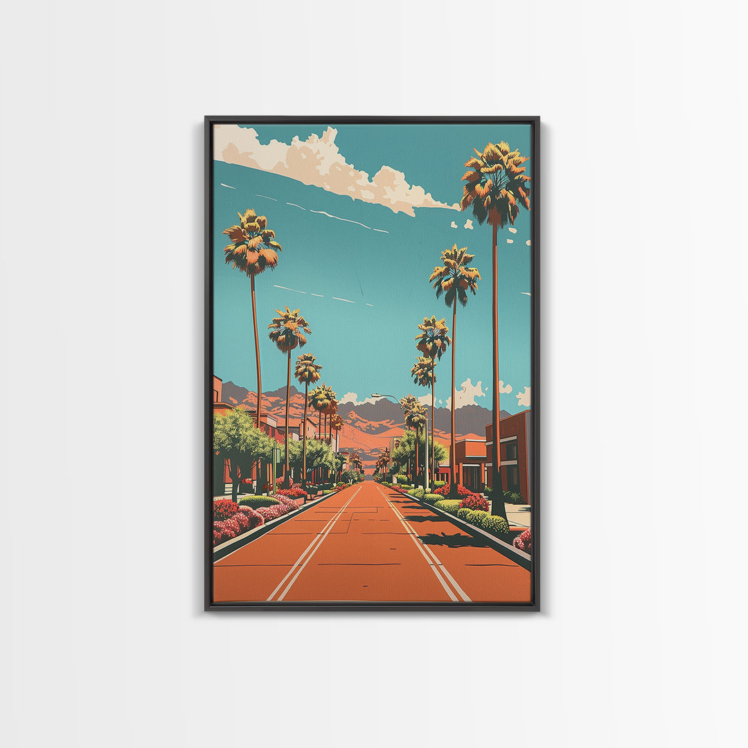 Surprise Travel Poster, Framed Canvas Print, Travel Art Print, Modern Wall Decor, Travel Posters, Colorful Wall Art, Travel Wall Art