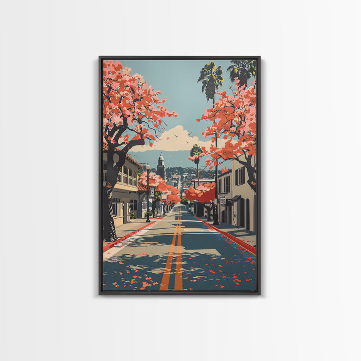 Ventura Travel Poster, Canvas Print, Poster Print, Travel Wall Art, Fine Art Print, Minimalist Poster, Landscape Art, Travel Posters