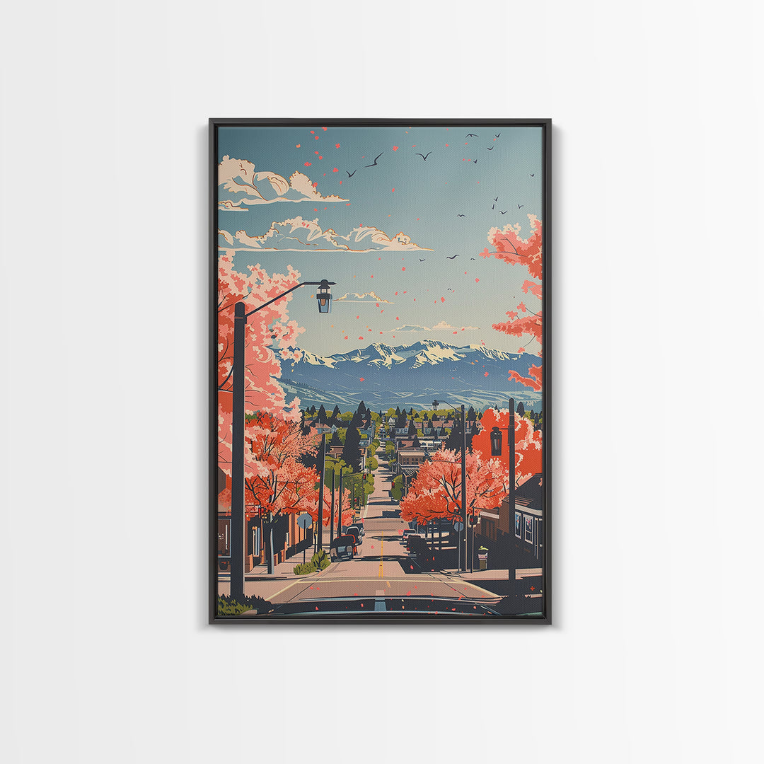 Westminster Travel Poster, Canvas Print, Poster Print, Travel Wall Art, Art Print, Wanderlust Gift, City Illustration, Travel Prints
