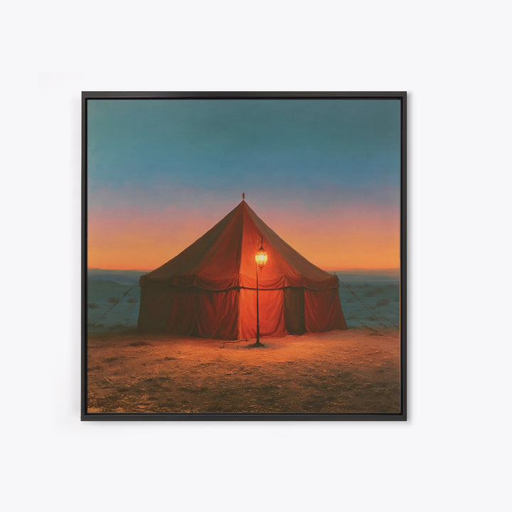 Moroccan Desert Tent Canvas Print, Desert Art, Modern Decor, Southwestern Decor, Fine Art, Desert, Room Decor, Digital Prints, DES-1x1-59