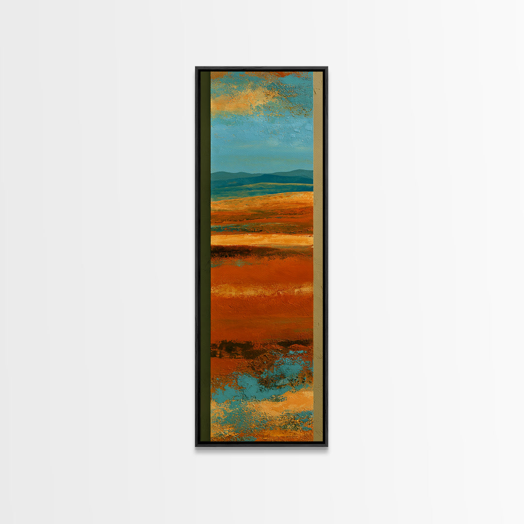 Ancient Desert Petroglyph Design Canvas Print, Desert Art, Home Decor, Southwestern Decor, Fine Art, Desert, Printable Art, DES-1x3-9