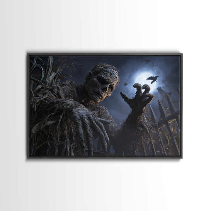 The Bog Mummy, Landscape Wall Art, Spooky Home Decor, Canvas Print, Halloween Wall Decor, Gothic Home Decor, Horror Wall Art