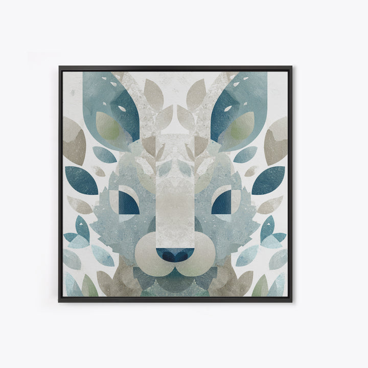 Cheerful Animal Dentist Themed Character Without Text Canvas Print, Dental Office Art, Motivational Poster, Office Decor, Calm, DOA-1x1-2