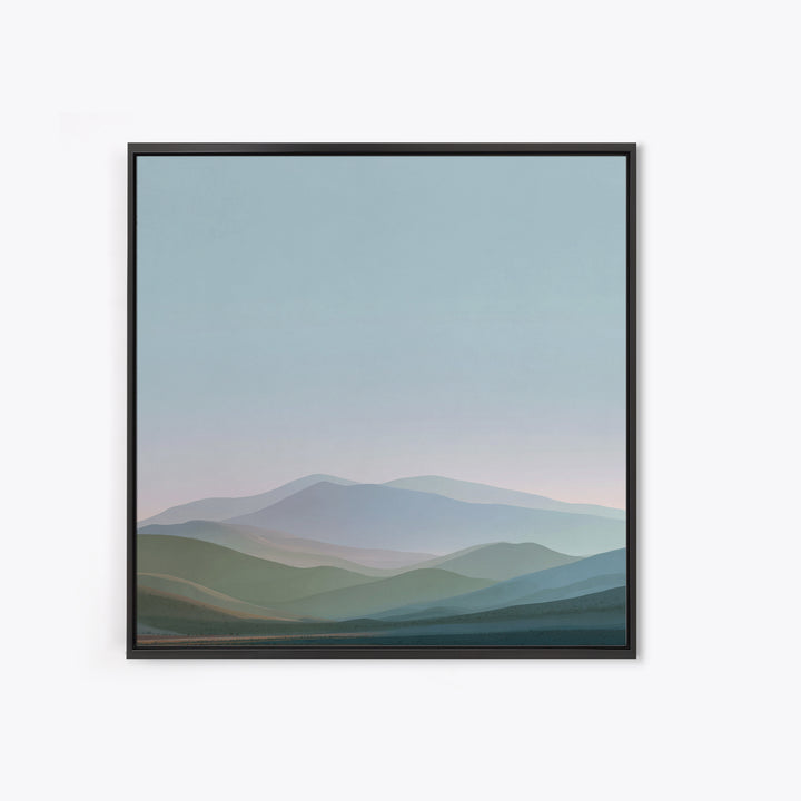 Soft Gradient Sunrise Canvas Print, Dental Office Art, Digital Print, Office Decor, Fine Art, Calm, Medical Office Decor, DOA-1x1-20