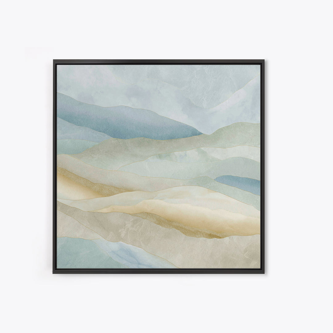 Clean Marble Texture Framed Canvas Print, Dental Office Art, Dentistry Art, Office Decor, Watercolor Art, Calm, Fine Art Print, DOA-1x1-24