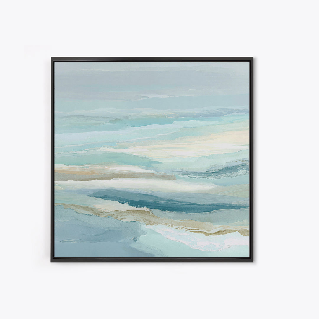 Calming Abstract Ocean Waves Canvas Print, Dental Office Art, Printable Digital, Office Decor, Fine Art, Calm, Neutral Decor, DOA-1x1-25