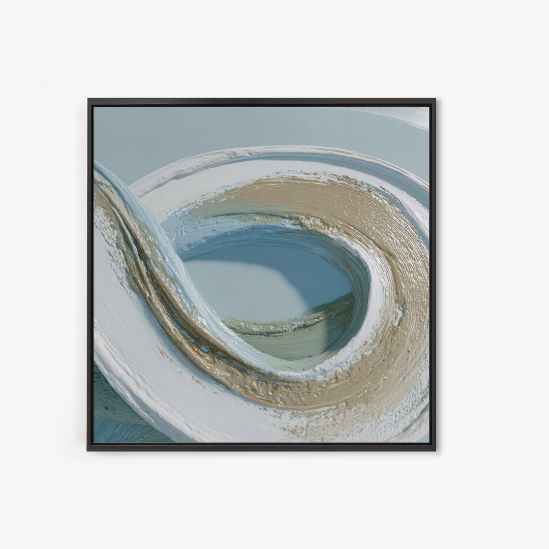 Minimal Smile Curve Abstract Framed Canvas Print, Dental Office Art, Tooth Art, Office Decor, Abstract Art, Calm, Modern Decor, DOA-1x1-29