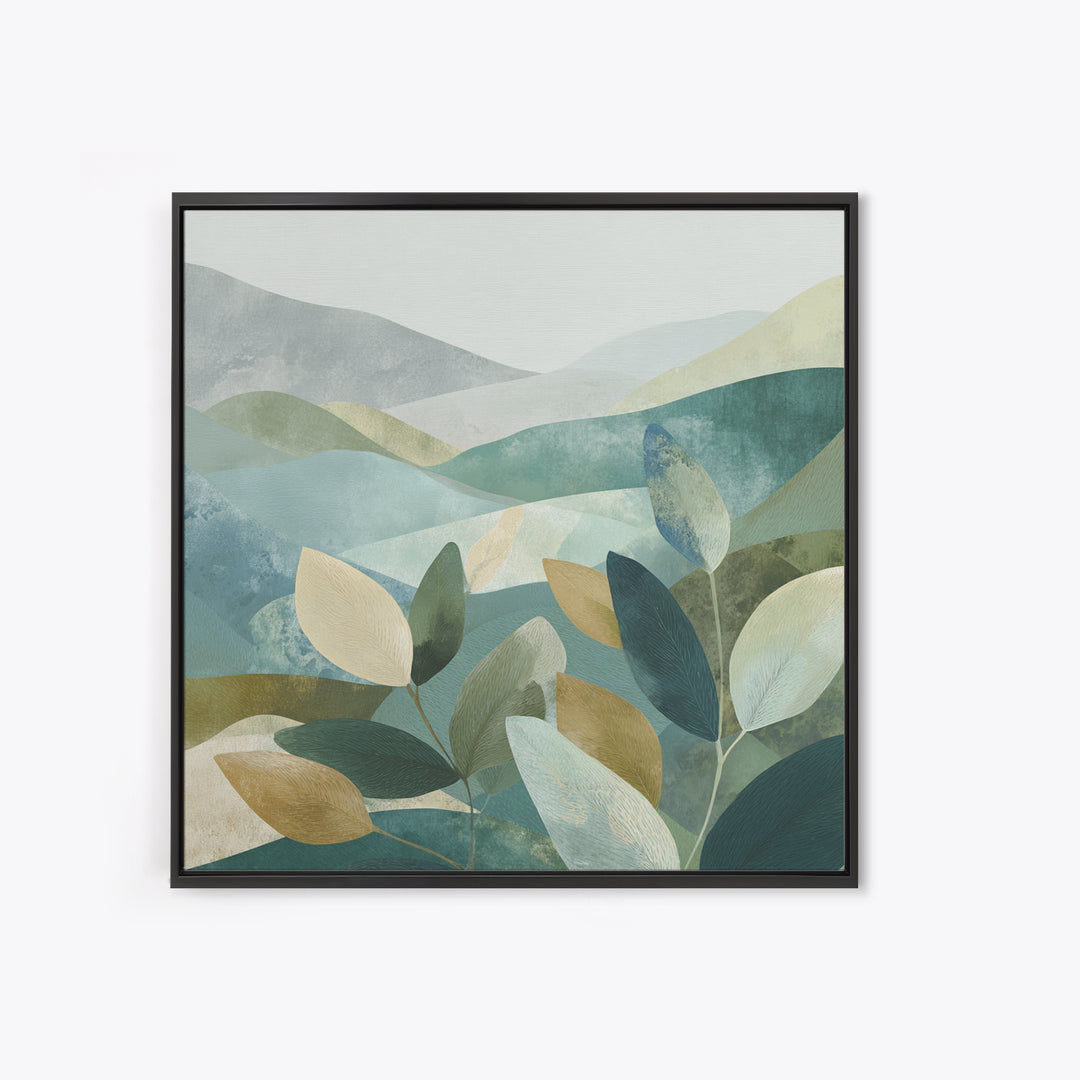 Happy Jungle Animals Framed Canvas Print, Dental Office Art, Dental Assistant, Office Decor, Fine Art, Calm, Gallery Decor, DOA-1x1-38