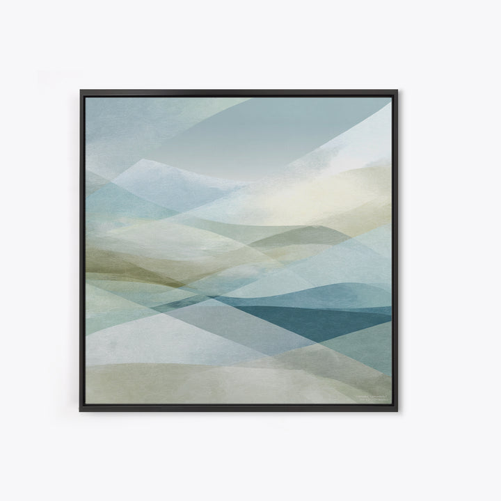 Clean Geometric Art Framed Canvas Print, Dental Office Art, Minimalist Wall Art, Office Decor, Abstract Art, Calm, Dental Decor, DOA-1x1-56