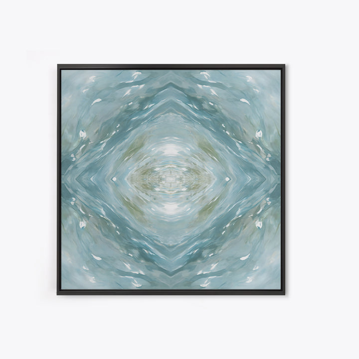 Abstract Water Ripple Pattern Framed Canvas Print, Dental Office Art, Medical Decor, Office Decor, Fine Art, Calm, Home Decor, DOA-1x1-61