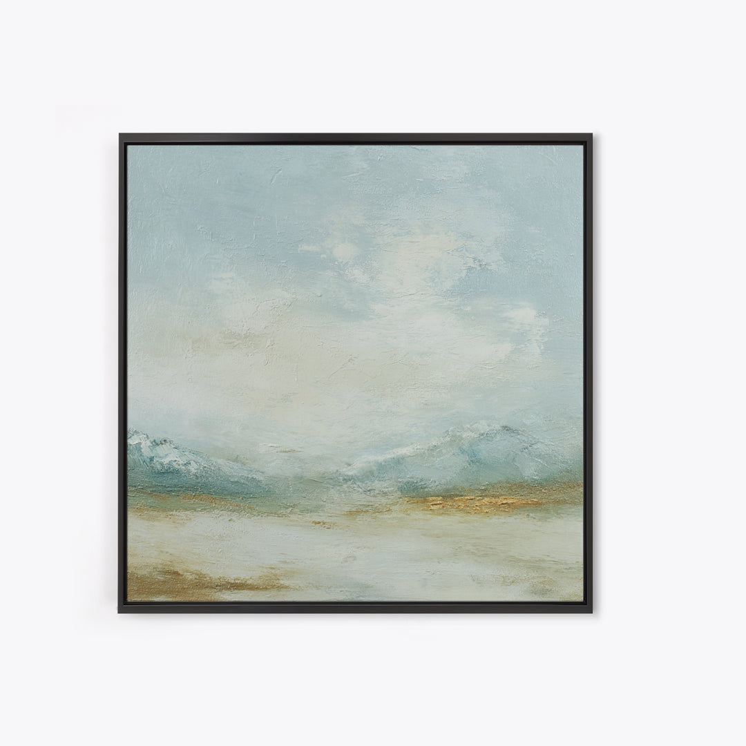 Gentle Mountain Landscape Canvas Print, Dental Office Art, Dental Hygienist, Office Decor, Fine Art, Calm, Statement Artwork, DOA-1x1-76