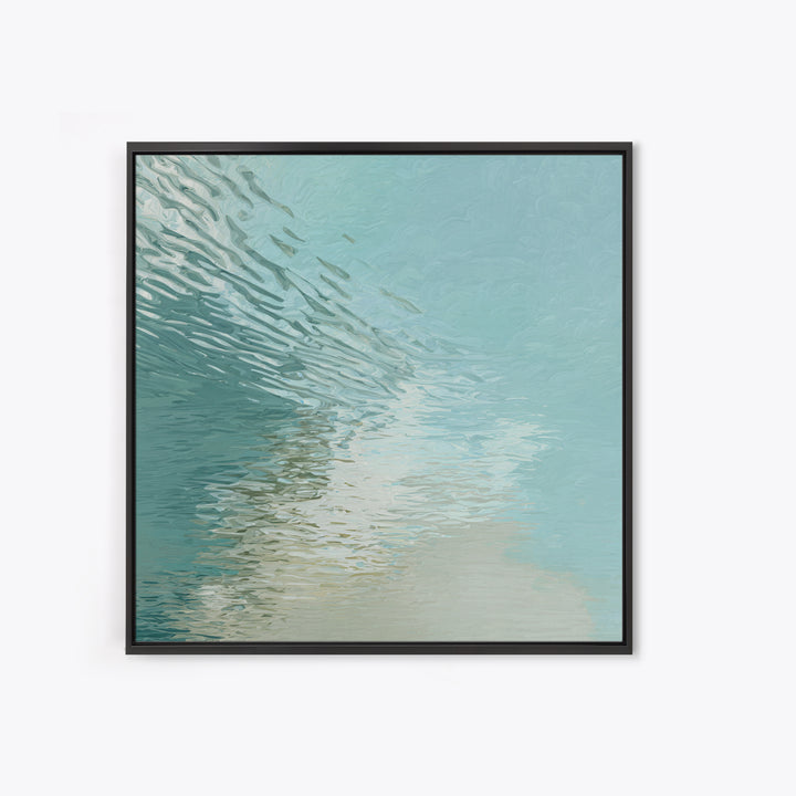 Abstract Water Ripple Pattern Canvas Print, Dental Office Art, Dental Hygienist, Office Decor, Calm, Statement Artwork, DOA-1x1-85