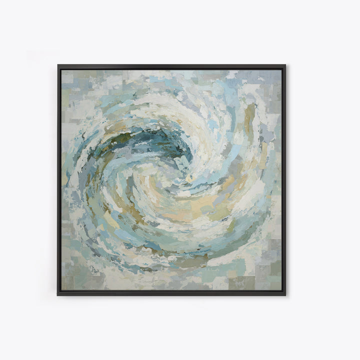 Calming Abstract Ocean Waves Canvas Print, Dental Office Art, Wall Decor, Office Decor, Fine Art, Calm, Contemporary Art, DOA-1x1-97