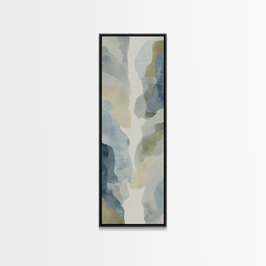 Minimal Line Faces Canvas Print, Dental Office Art, Poster, Office Decor, Fine Art, Calm, Dental Art, Digital Artwork, DOA-1x3-100