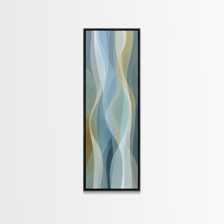 Minimal Smile Curve Abstract Canvas Print, Dental Office Art, Office Decor, Fine Art, Calm, Art Print, Room Decor, DOA-1x3-17