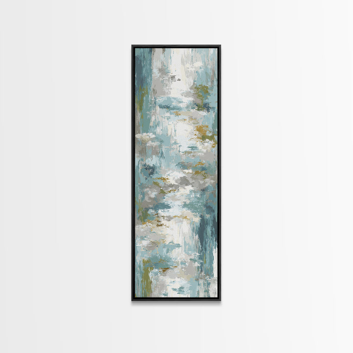 Clean Geometric Art Framed Canvas Print, Dental Office Art, Tooth Art, Office Decor, Calm, Modern Decor, Fine Art Print, DOA-1x3-20