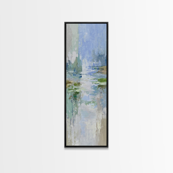 Sunlit Lake with Calming Reflections Canvas Print, Dental Office Art, Dental Office, Office Decor, Fine Art, Calm, Room Decor, DOA-1x3-27