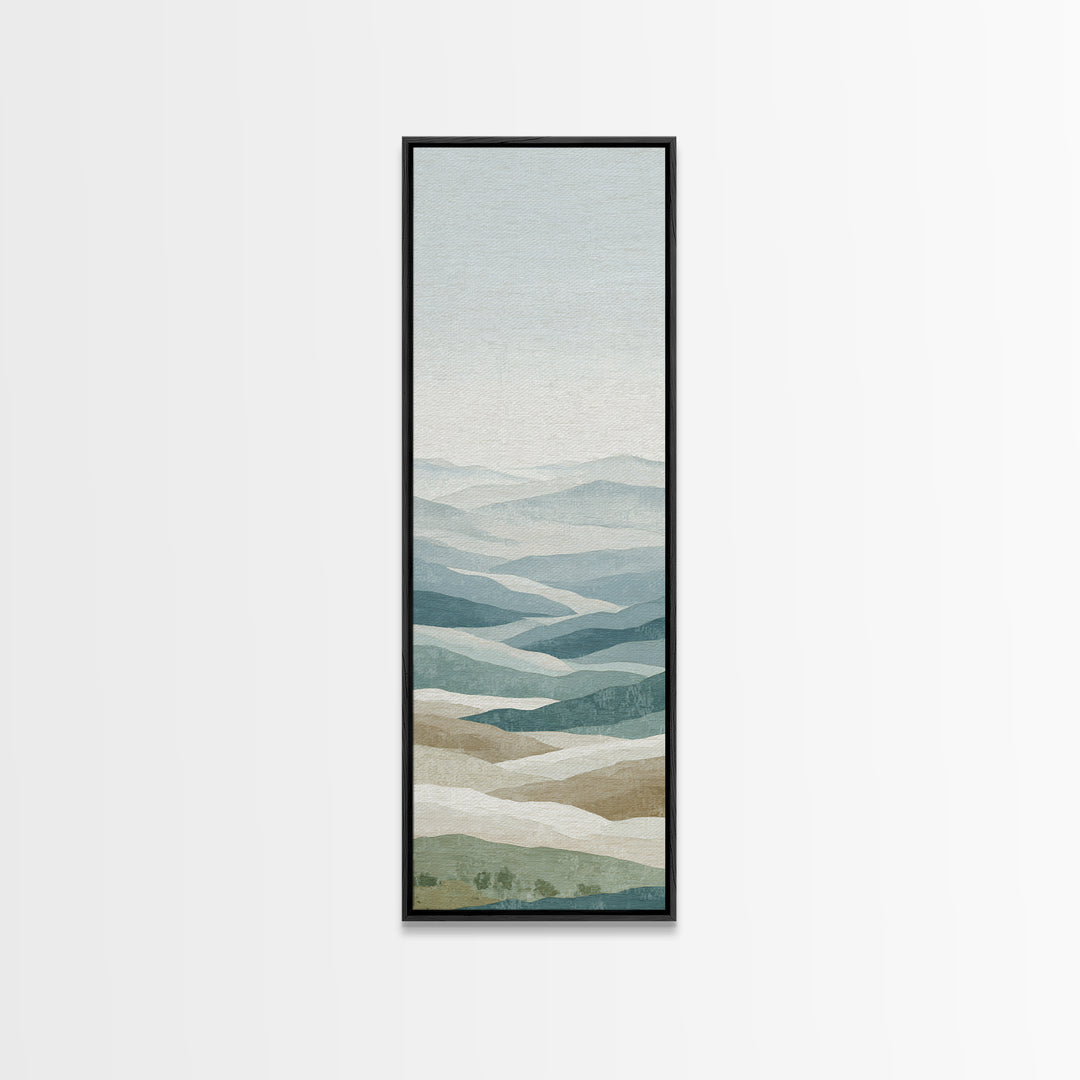Minimal Line Faces Framed Canvas Print, Dental Office Art, Medical Decor, Office Decor, Fine Art, Calm, Gallery Decor, DOA-1x3-4