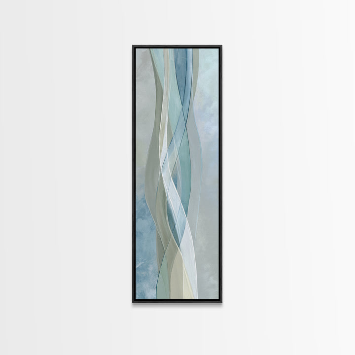 Minimal Smile Curve Abstract Canvas Print, Dental Office Art, Office Decor, Abstract Art, Calm, Medical Office Decor, DOA-1x3-41