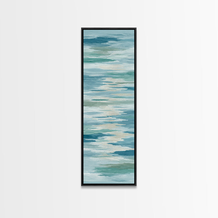 Abstract Water Ripple Pattern Canvas Print, Dental Office Art, Fine Art Print, Office Decor, Fine Art, Calm, Printable Wall Art, DOA-1x3-73