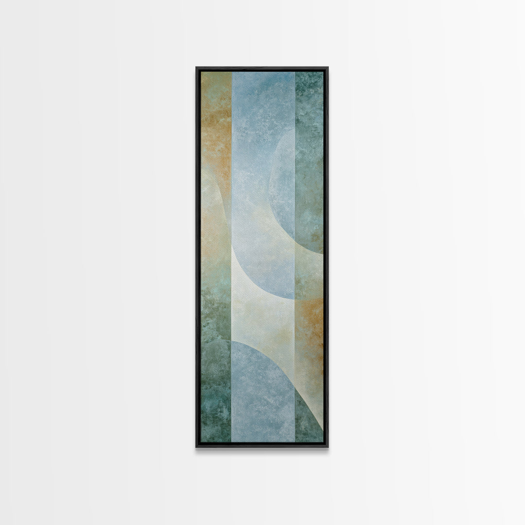 Minimal Smile Curve Abstract Canvas Print, Dental Office Art, Office Decor, Abstract Art, Calm, Medical Office Decor, DOA-1x3-89