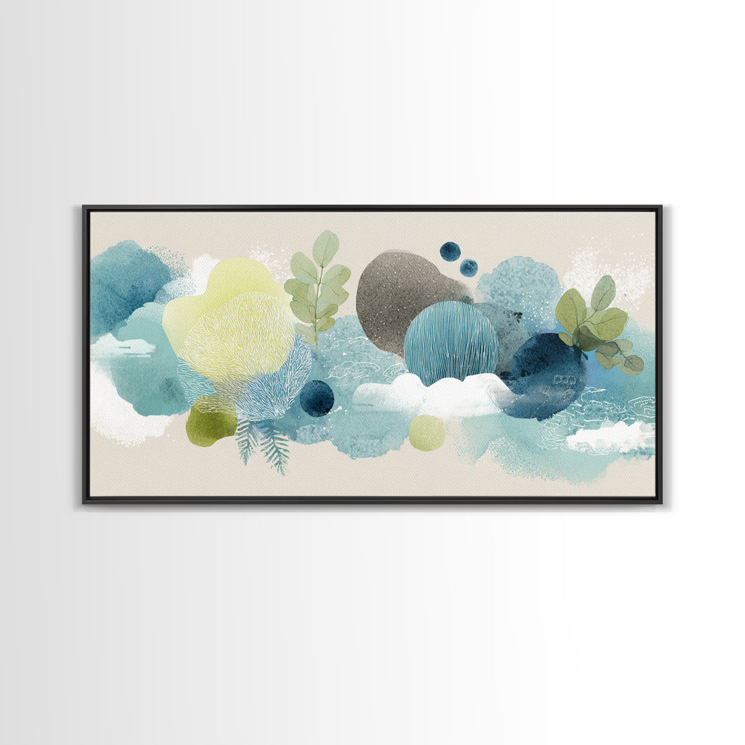 Playful Tooth Shaped Character Canvas Print, Dental Office Art, Dental Office, Office Decor, Fine Art, Calm, Room Decor, DOA-2x1-2