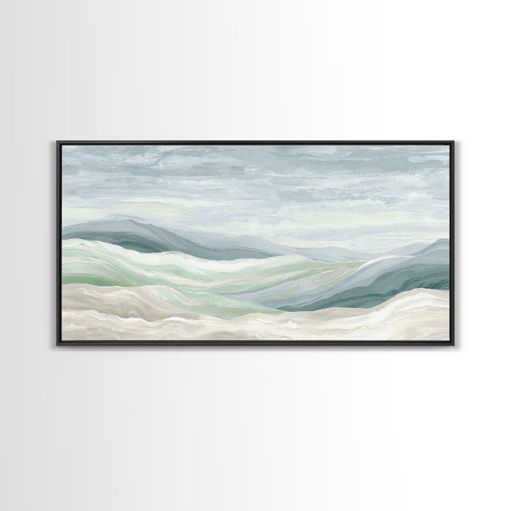Clean Marble Texture Framed Canvas Print, Dental Office Art, Modern Decor, Office Decor, Fine Art, Calm, Poster, DOA-2x1-20
