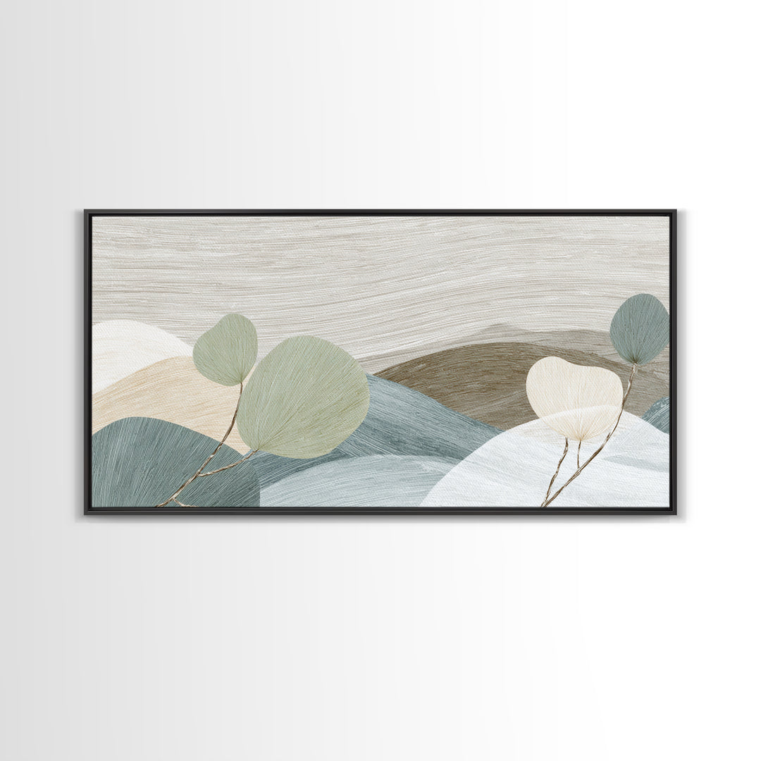 Minimal Line Faces Canvas Print, Dental Office Art, Minimalist Decor, Office Decor, Fine Art, Calm, Motivational Poster, DOA-2x1-36