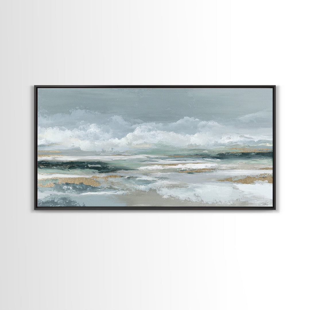 Clean Marble Texture Canvas Print, Dental Office Art, Office Decor, Abstract Art, Calm, Unique Wall Art, Minimalist Wall Art, DOA-2x1-44