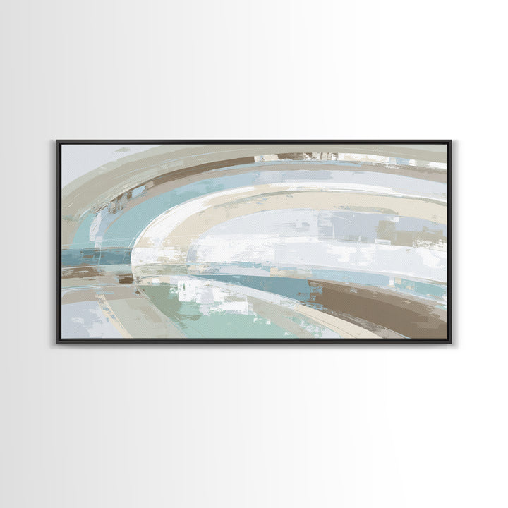 Minimal Smile Curve Abstract Canvas Print, Dental Office Art, Luxury Decor, Office Decor, Abstract Art, Calm, Office Wall Art, DOA-2x1-49