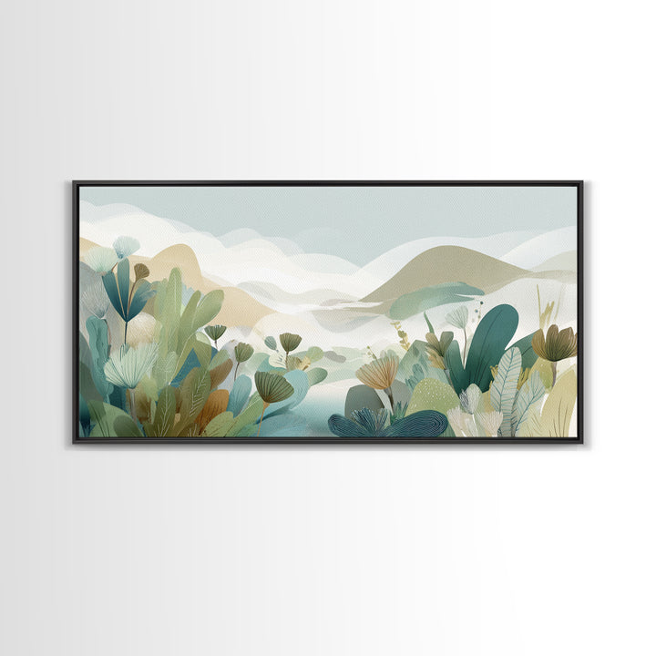 Cheerful Animal Dentist Themed Character Without Text Canvas Print, Dental Office Art, Luxury Decor, Office Decor, Calm, DOA-2x1-70
