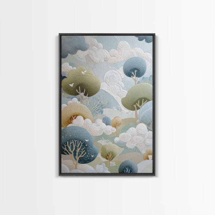Playful Tooth Shaped Character Canvas Print, Dental Office Art, Dental Office, Office Decor, Abstract Art, Calm, Room Decor, DOA-2x3-14
