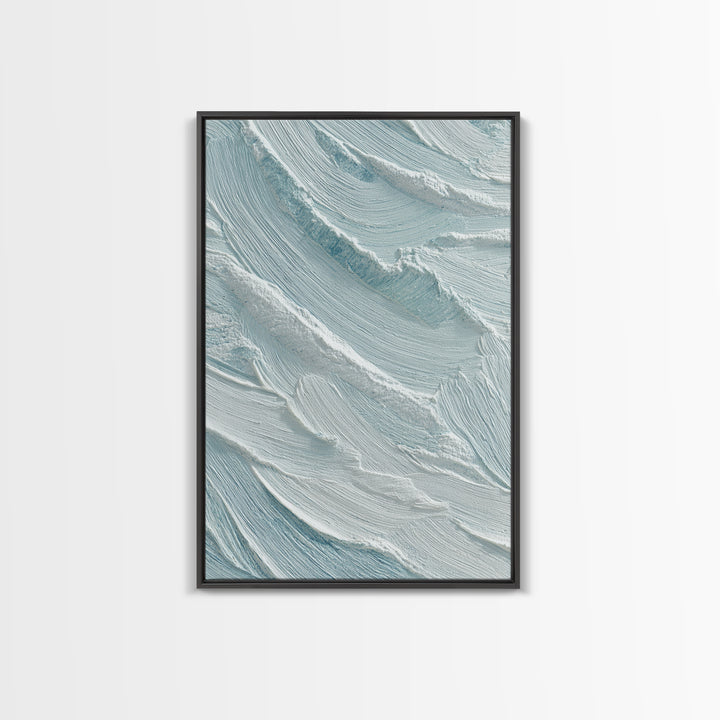 Abstract Water Ripple Pattern Framed Canvas Print, Dental Office Art, Medical Office Art, Office Decor, Fine Art, Calm, DOA-2x3-21