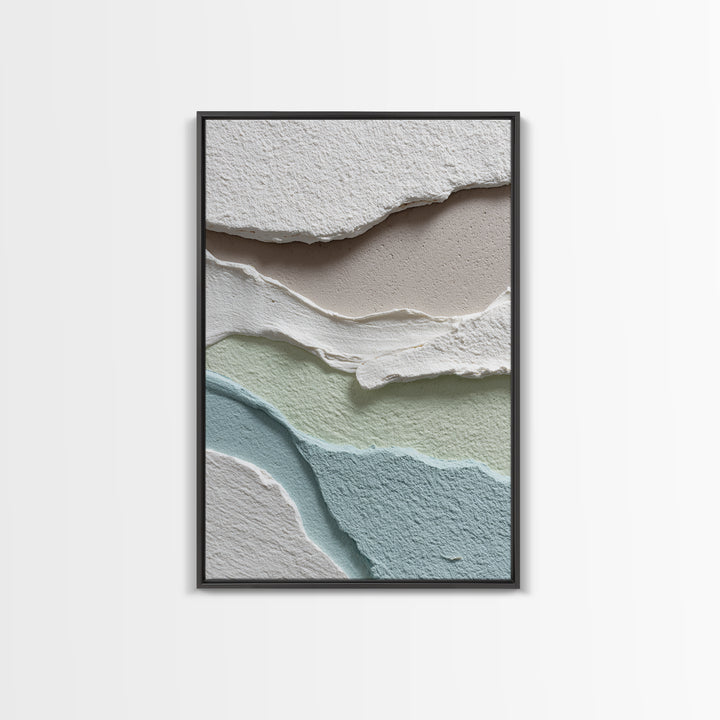 Minimal Line Faces Framed Canvas Print, Dental Office Art, Unique Wall Art, Office Decor, Fine Art, Calm, Dental Assistant, DOA-2x3-24
